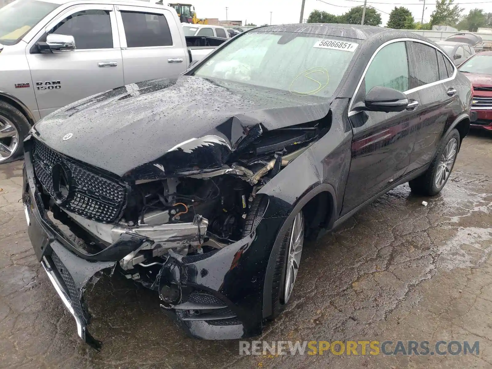 2 Photograph of a damaged car WDC0J4KBXKF517674 MERCEDES-BENZ GLC-CLASS 2019