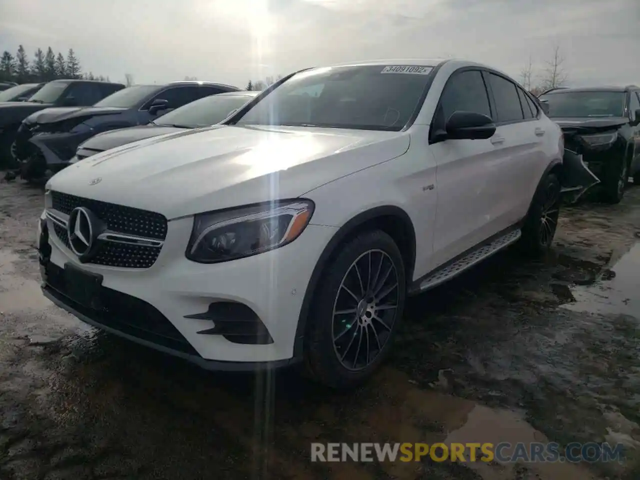 2 Photograph of a damaged car WDC0J6EB1KF498875 MERCEDES-BENZ GLC-CLASS 2019