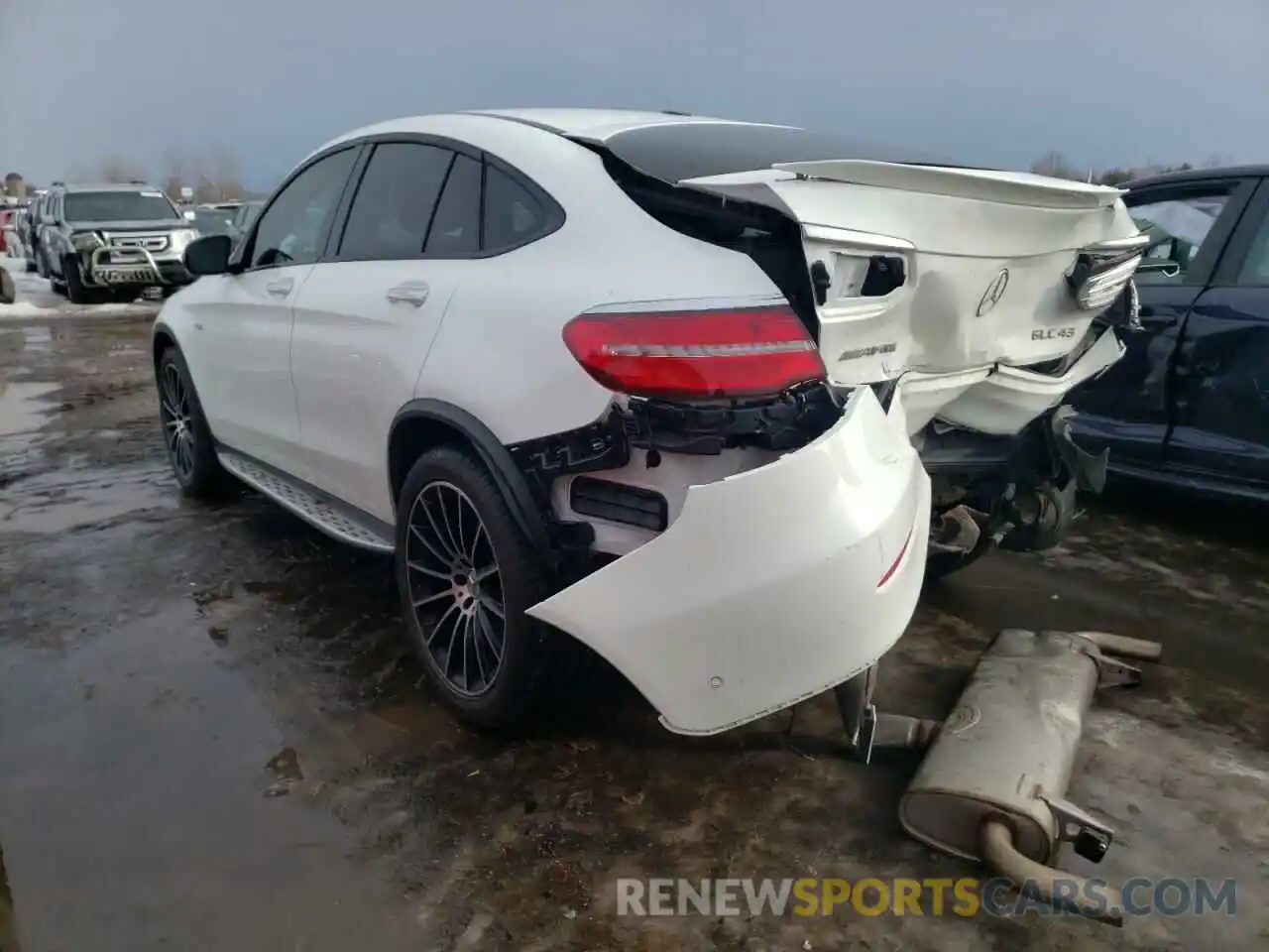 3 Photograph of a damaged car WDC0J6EB1KF498875 MERCEDES-BENZ GLC-CLASS 2019