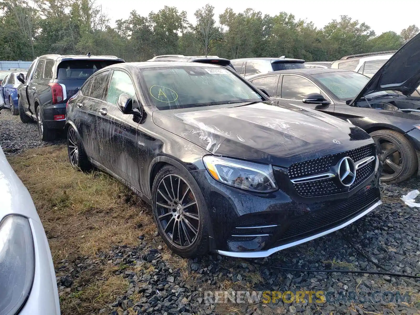 1 Photograph of a damaged car WDC0J6EB1KF545189 MERCEDES-BENZ GLC-CLASS 2019