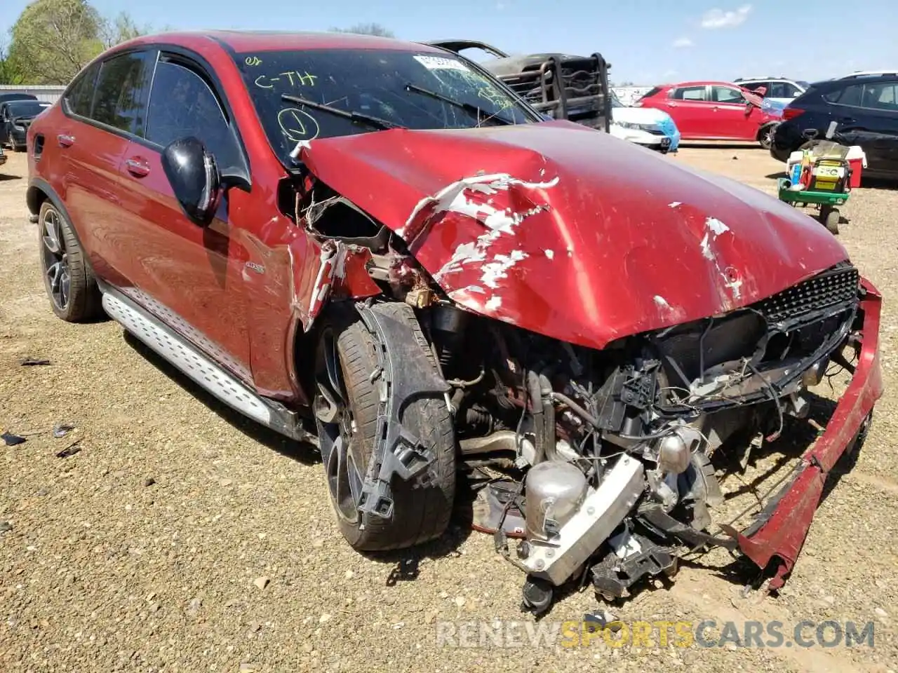 1 Photograph of a damaged car WDC0J6EB6KF658894 MERCEDES-BENZ GLC-CLASS 2019