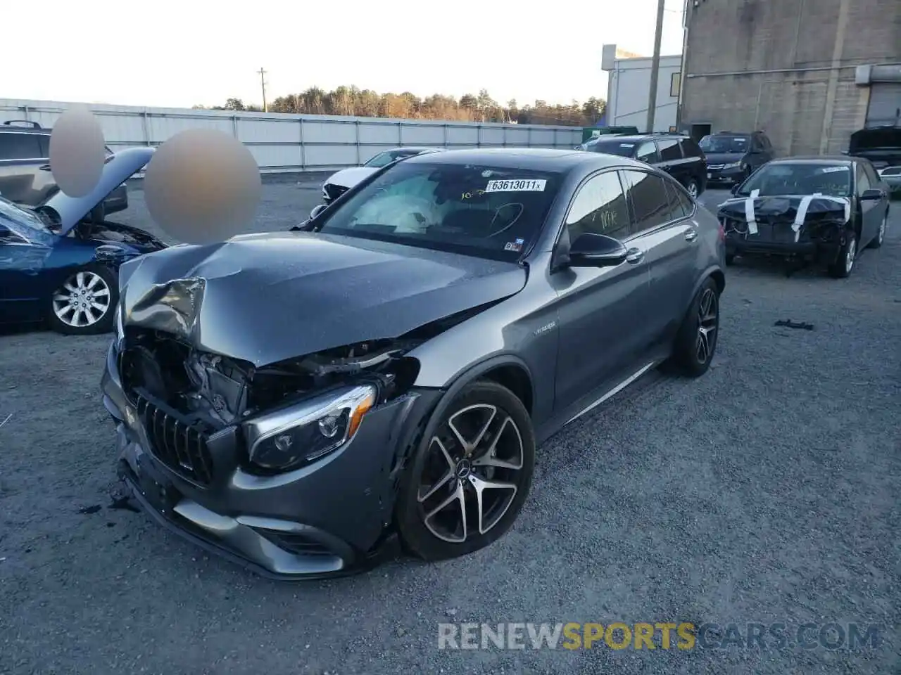 2 Photograph of a damaged car WDC0J8JB5KF568721 MERCEDES-BENZ GLC-CLASS 2019