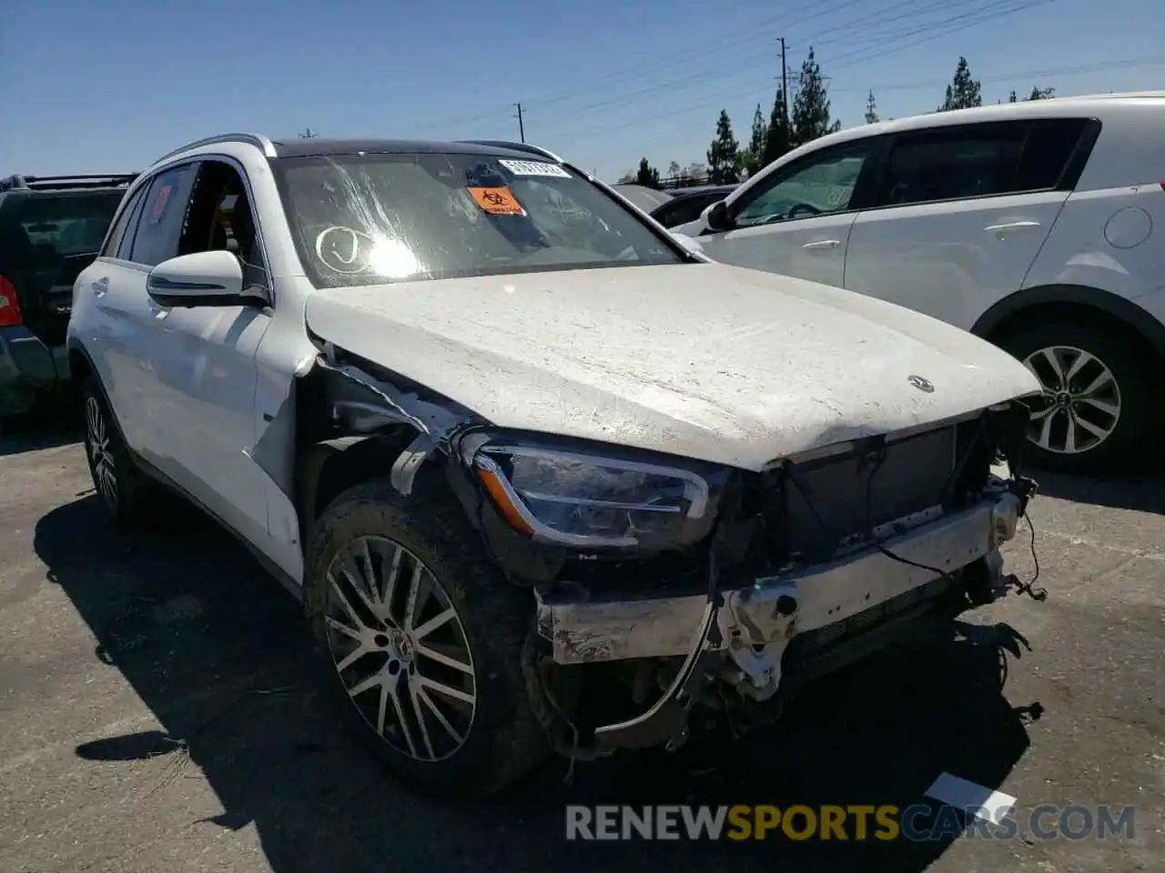 1 Photograph of a damaged car W1N0G5DB4LF780020 MERCEDES-BENZ GLC-CLASS 2020