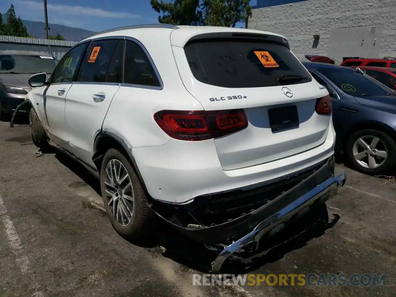 3 Photograph of a damaged car W1N0G5DB4LF780020 MERCEDES-BENZ GLC-CLASS 2020