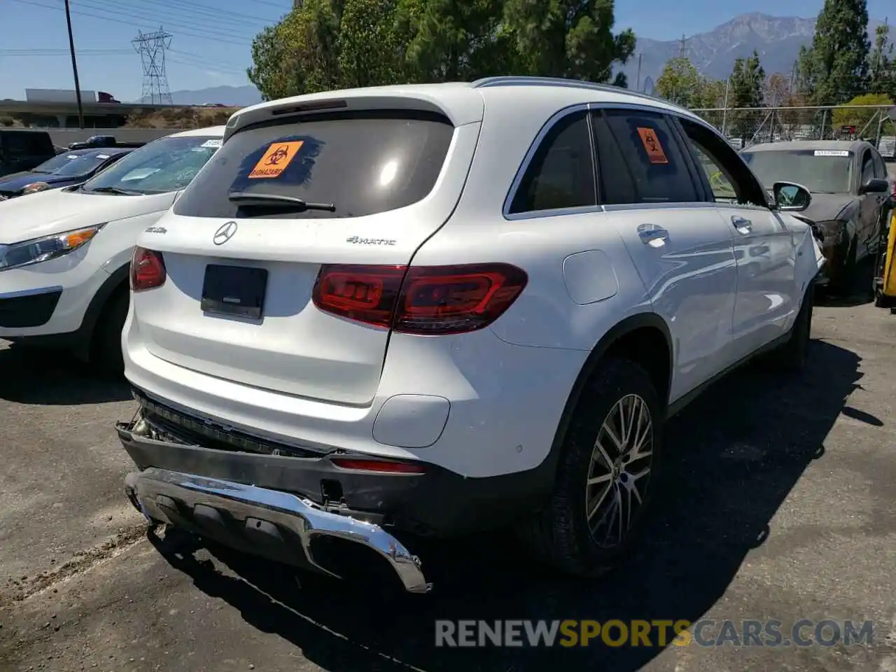 4 Photograph of a damaged car W1N0G5DB4LF780020 MERCEDES-BENZ GLC-CLASS 2020