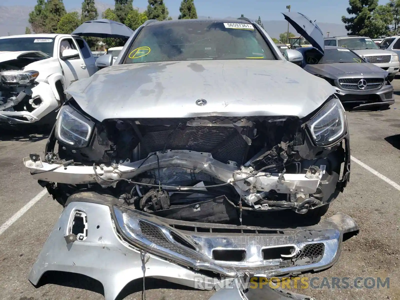 9 Photograph of a damaged car W1N0G5DBXLF777915 MERCEDES-BENZ GLC-CLASS 2020