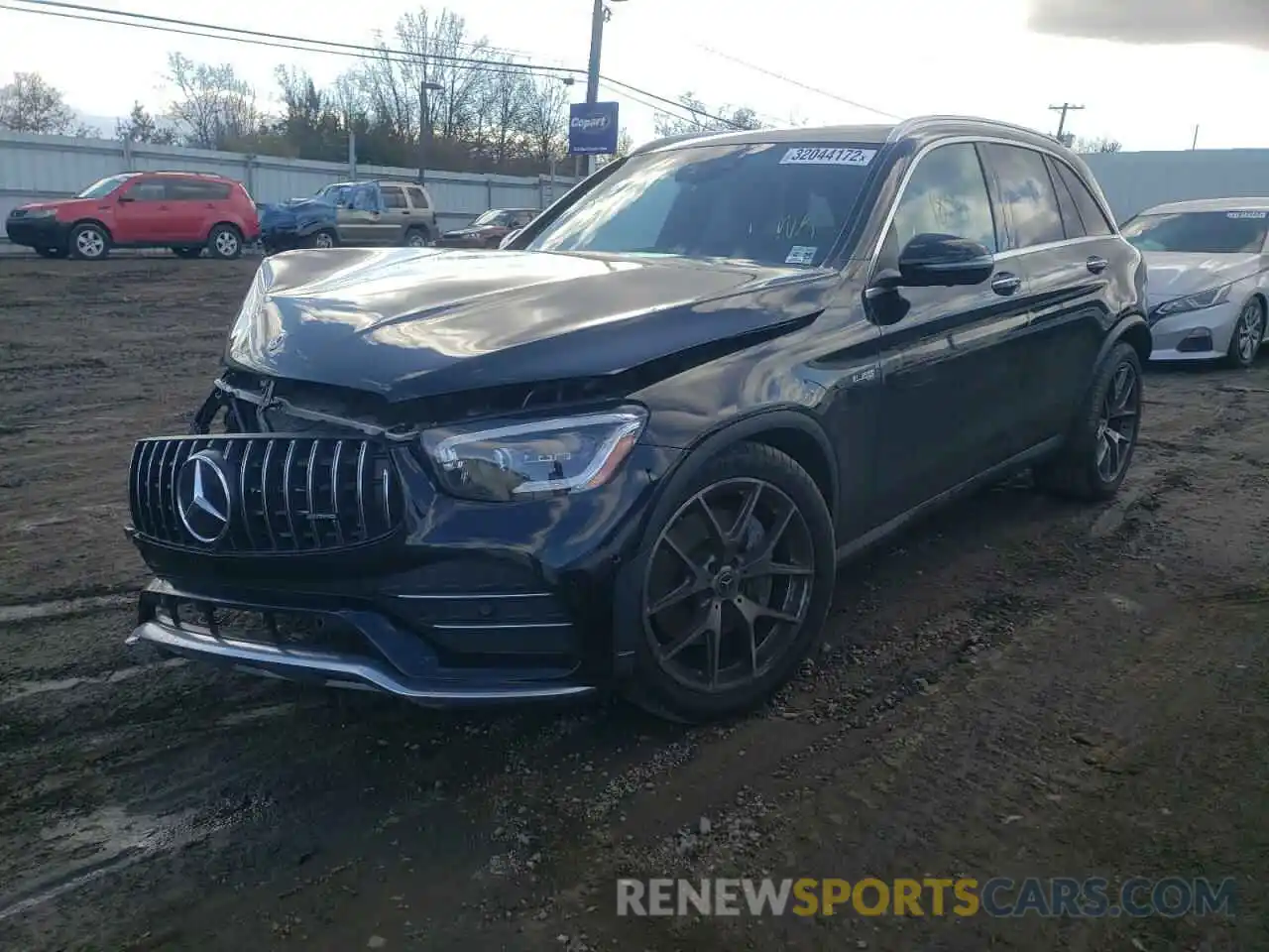 2 Фотография поврежденного автомобиля W1N0G6EB1LF762501 MERCEDES-BENZ GLC-CLASS 2020