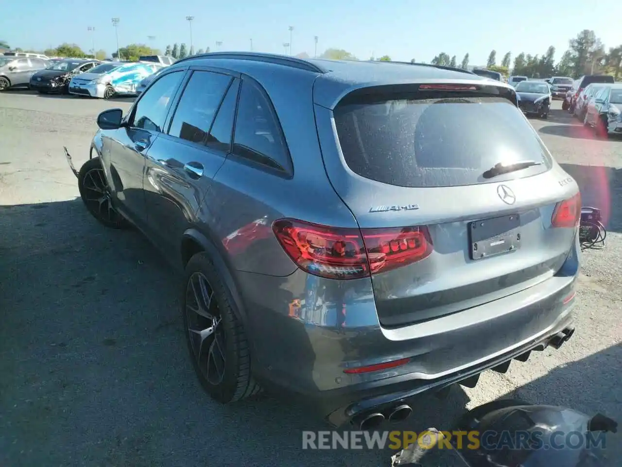 3 Photograph of a damaged car W1N0G6EB9LF766067 MERCEDES-BENZ GLC-CLASS 2020