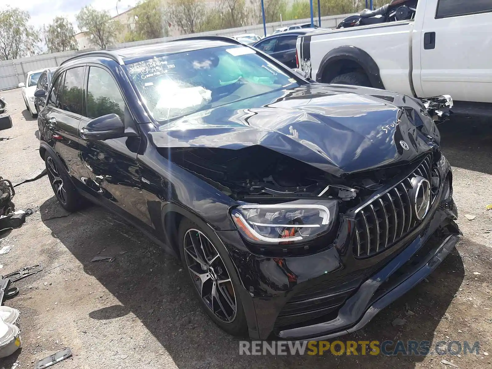 1 Photograph of a damaged car W1N0G6EBXLF786022 MERCEDES-BENZ GLC-CLASS 2020