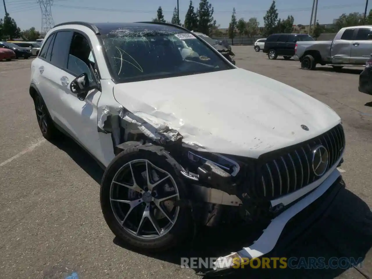 1 Photograph of a damaged car W1N0G6EBXLF808441 MERCEDES-BENZ GLC-CLASS 2020