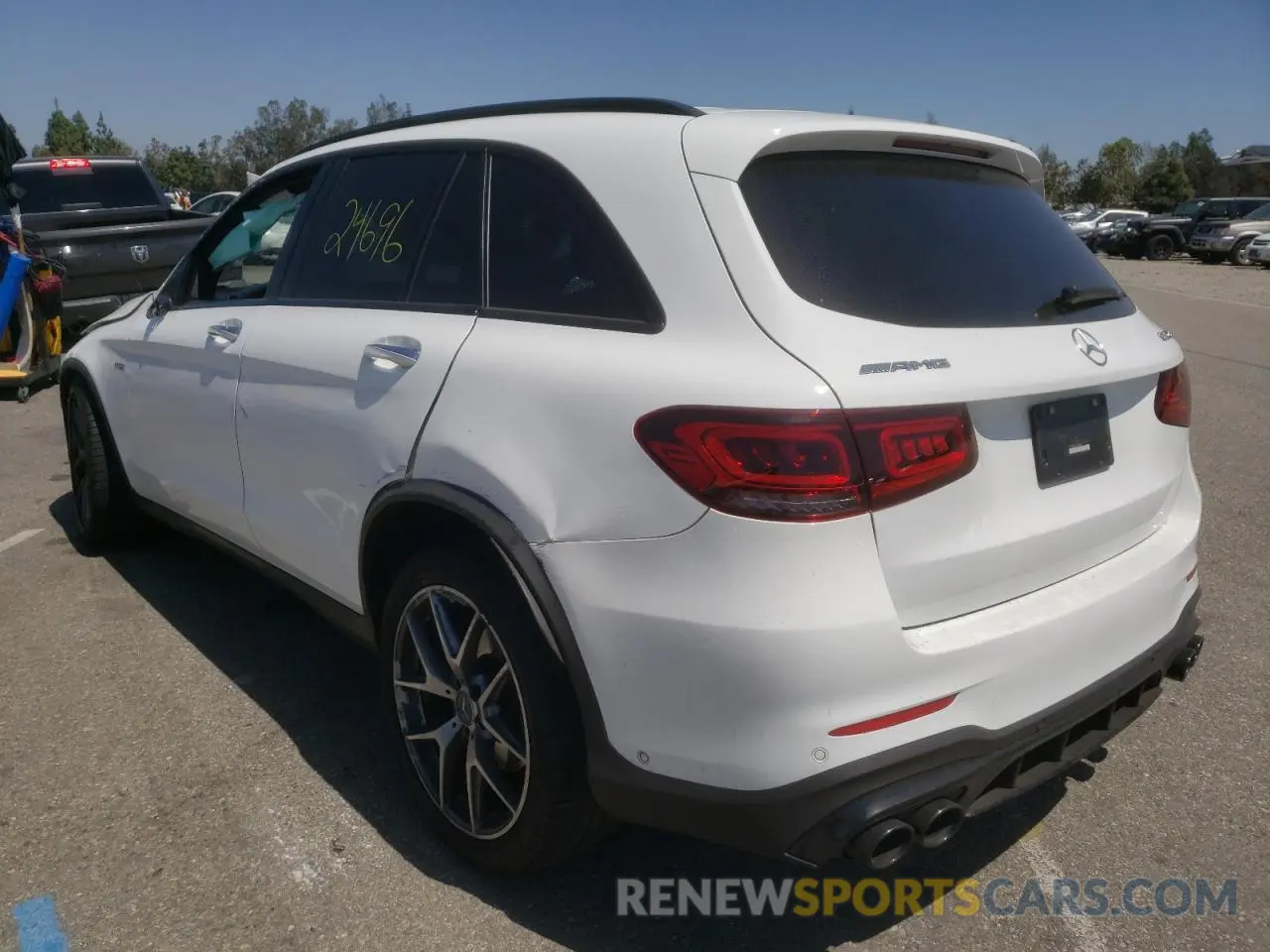 3 Photograph of a damaged car W1N0G6EBXLF808441 MERCEDES-BENZ GLC-CLASS 2020