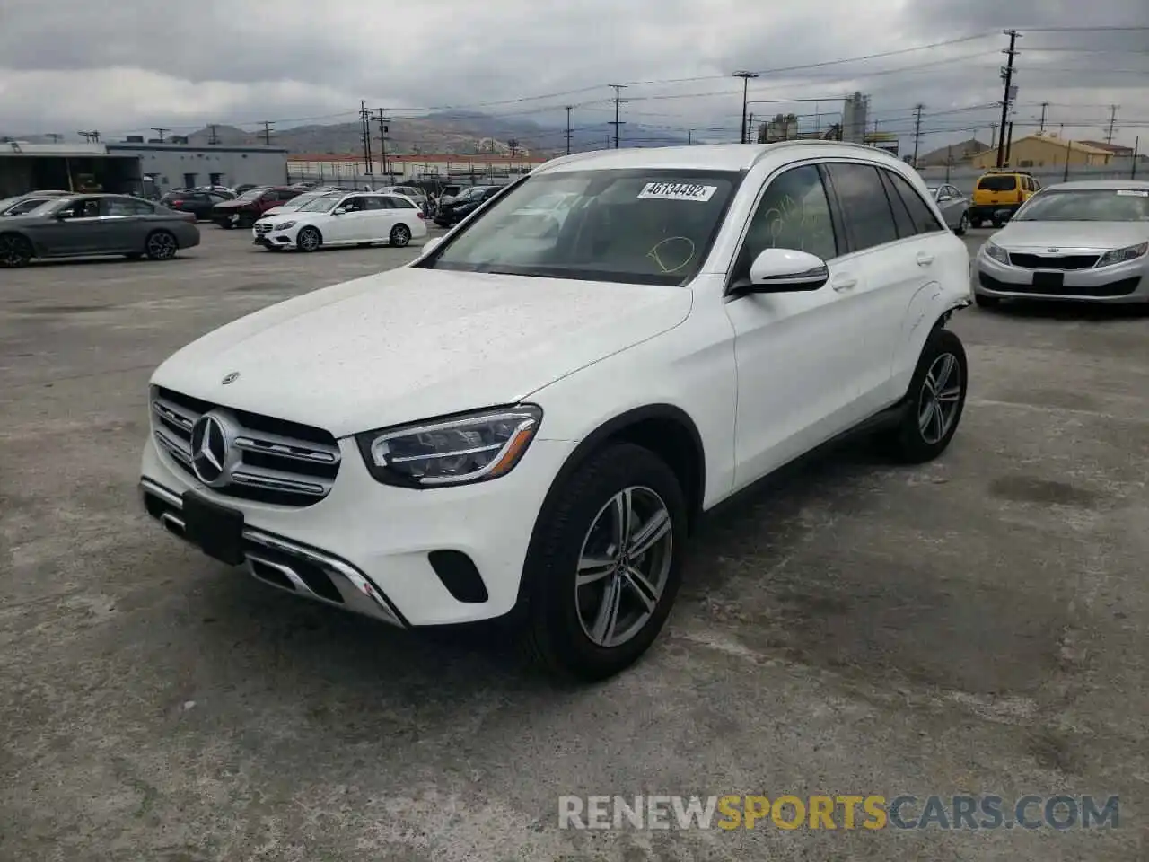 2 Photograph of a damaged car W1N0G8DB1LF779666 MERCEDES-BENZ GLC-CLASS 2020