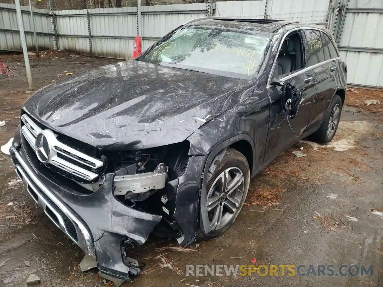 2 Photograph of a damaged car W1N0G8DB1LF791428 MERCEDES-BENZ GLC-CLASS 2020