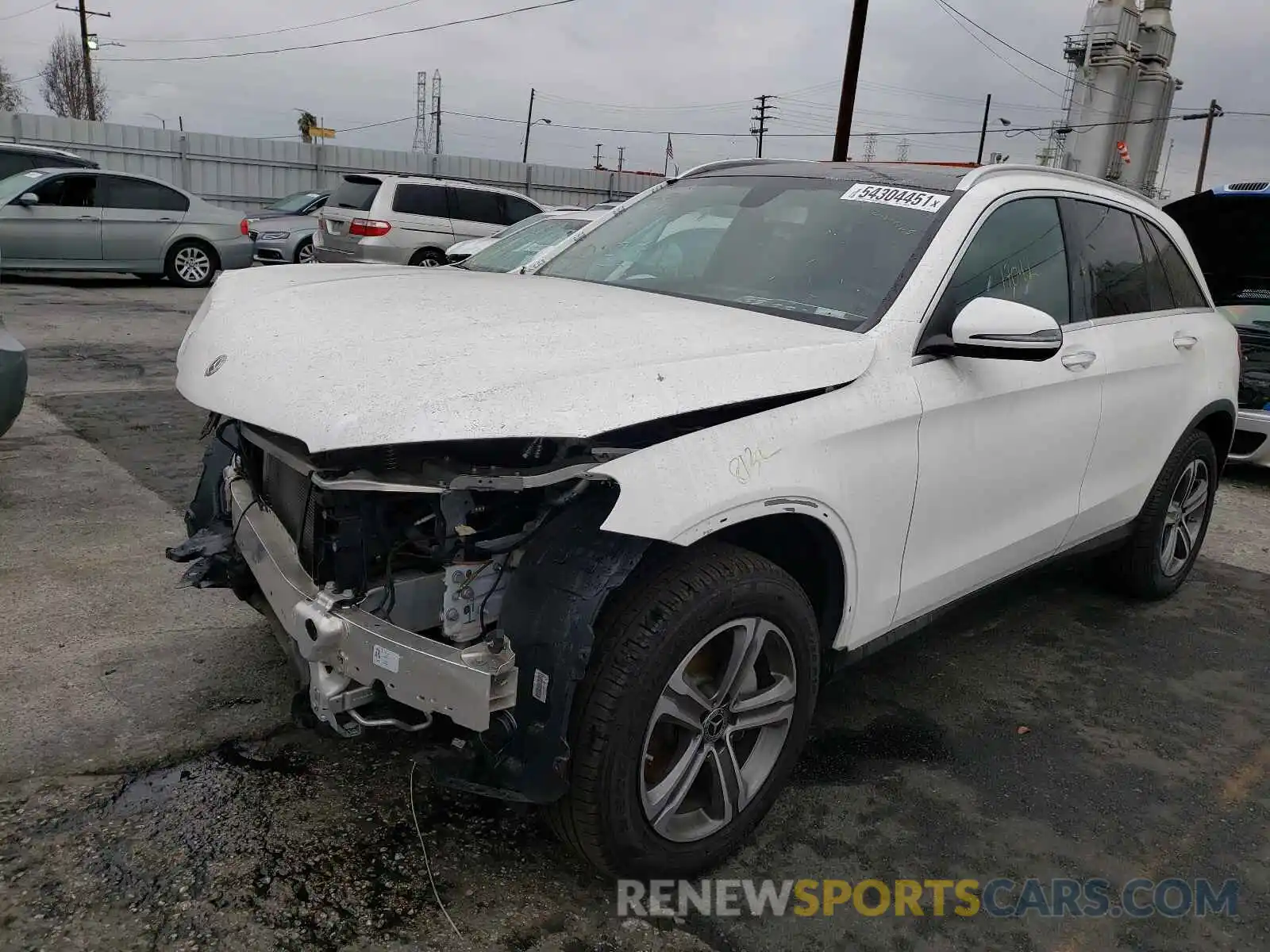 2 Photograph of a damaged car W1N0G8DB1LF837985 MERCEDES-BENZ GLC-CLASS 2020