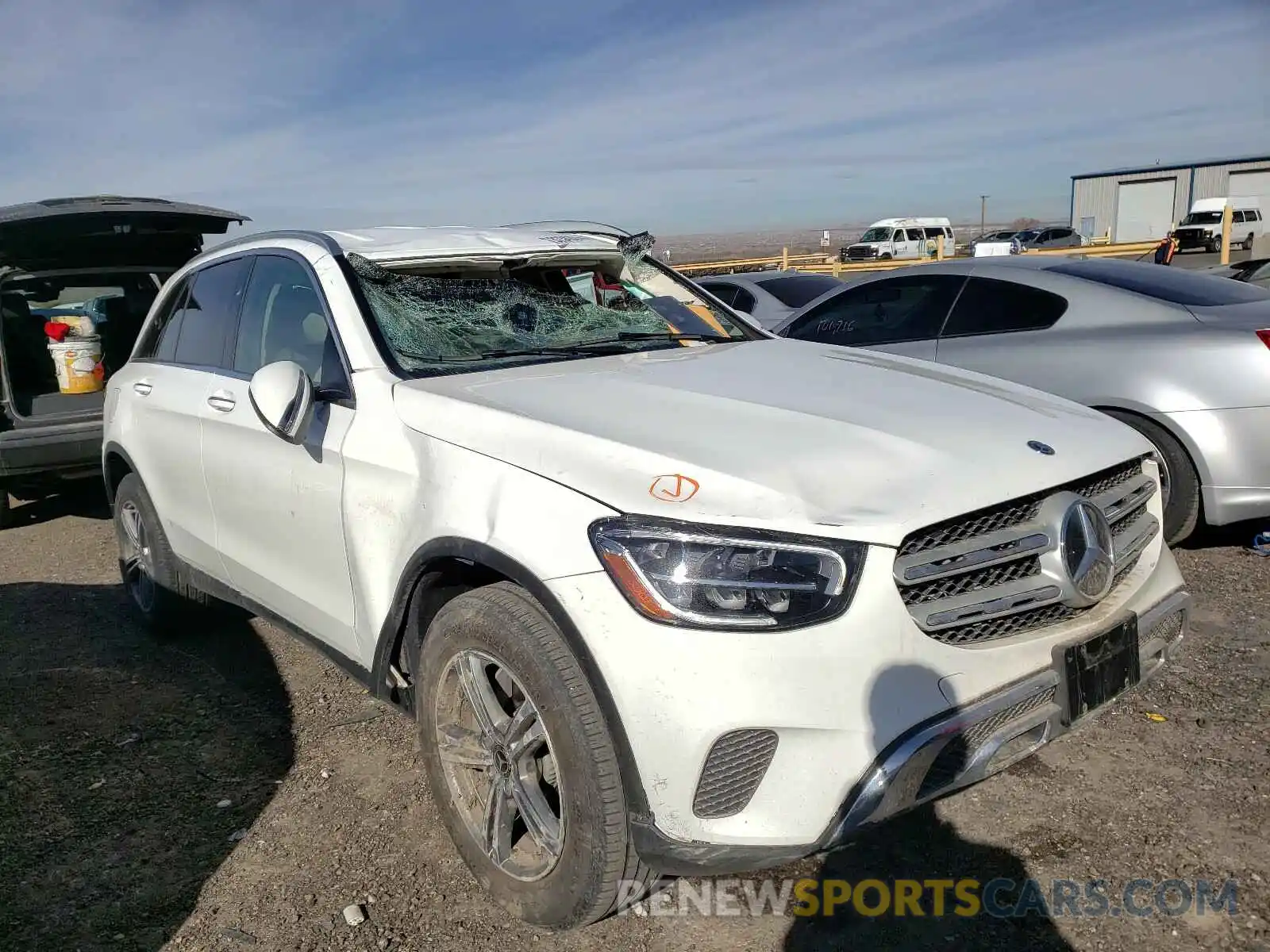 1 Photograph of a damaged car W1N0G8DB2LF784486 MERCEDES-BENZ GLC-CLASS 2020