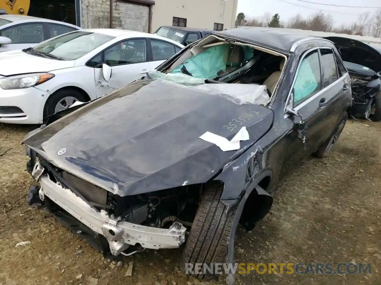 2 Photograph of a damaged car W1N0G8DB2LF787677 MERCEDES-BENZ GLC-CLASS 2020