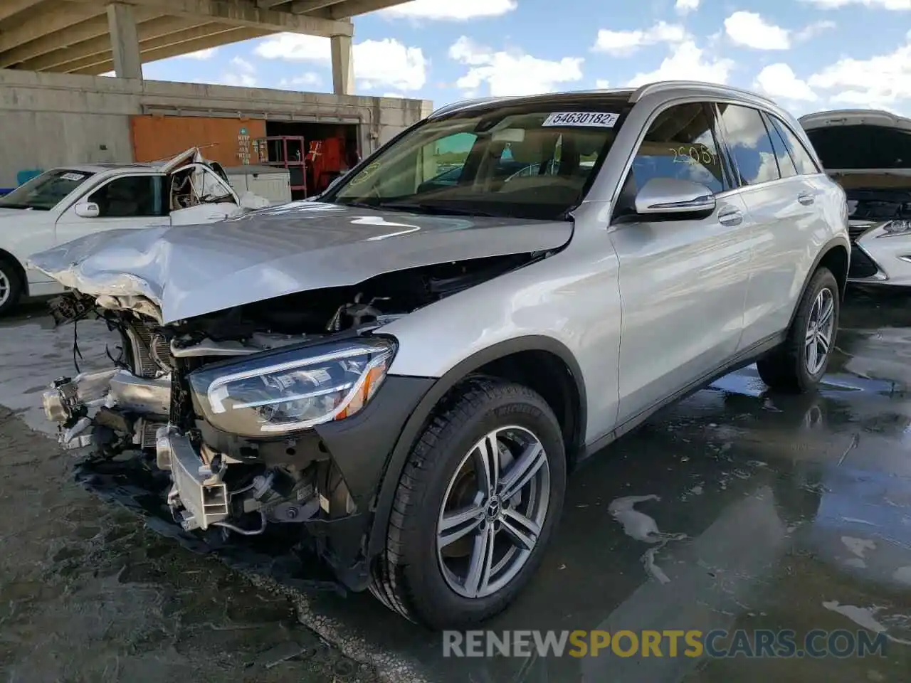 2 Photograph of a damaged car W1N0G8DB3LF785839 MERCEDES-BENZ GLC-CLASS 2020