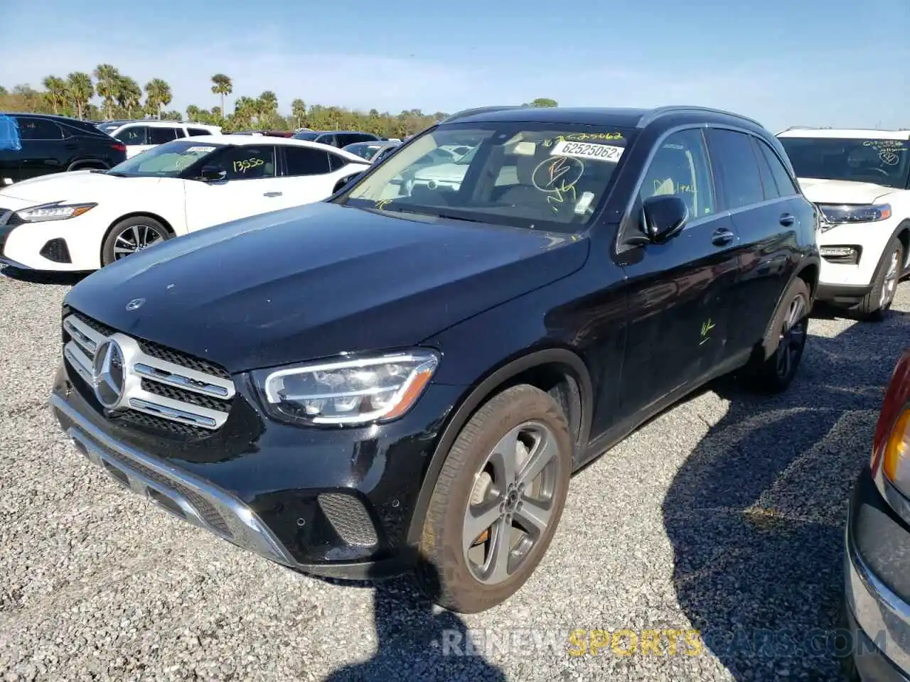 2 Photograph of a damaged car W1N0G8DB4LF823756 MERCEDES-BENZ GLC-CLASS 2020