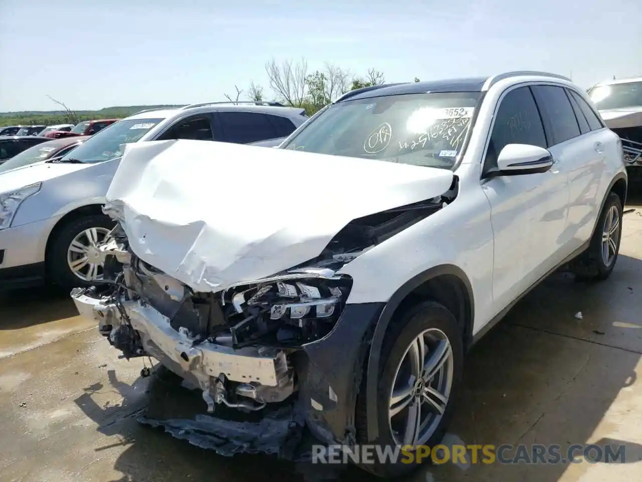 2 Photograph of a damaged car W1N0G8DB5LF763356 MERCEDES-BENZ GLC-CLASS 2020