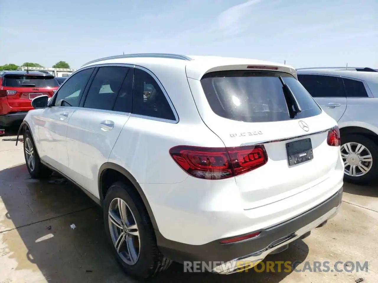 3 Photograph of a damaged car W1N0G8DB5LF763356 MERCEDES-BENZ GLC-CLASS 2020