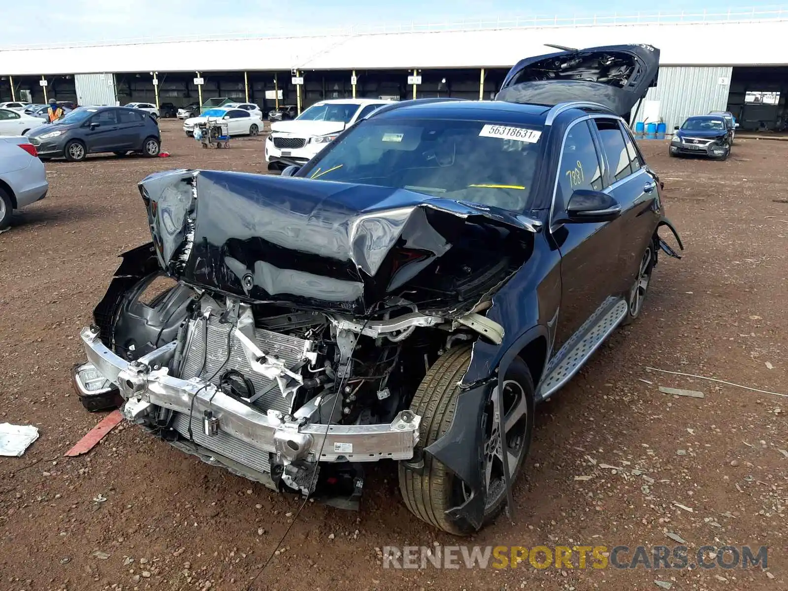 2 Photograph of a damaged car W1N0G8DB5LF821787 MERCEDES-BENZ GLC-CLASS 2020