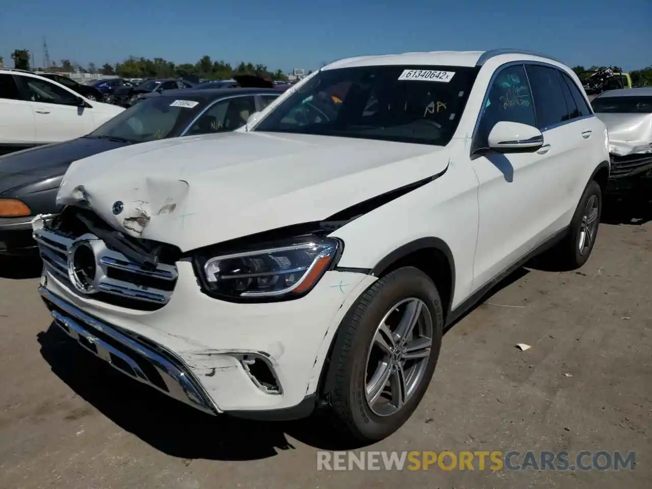 2 Photograph of a damaged car W1N0G8DB6LF762684 MERCEDES-BENZ GLC-CLASS 2020