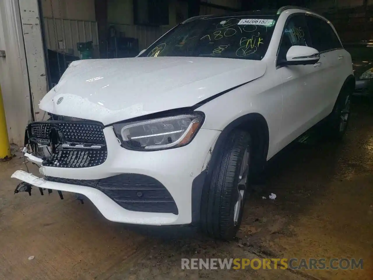 2 Photograph of a damaged car W1N0G8DB7LF780109 MERCEDES-BENZ GLC-CLASS 2020