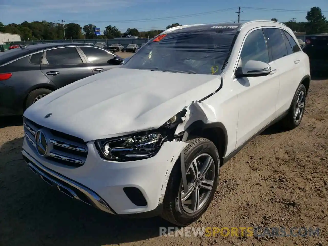 2 Photograph of a damaged car W1N0G8DB7LF800133 MERCEDES-BENZ GLC-CLASS 2020