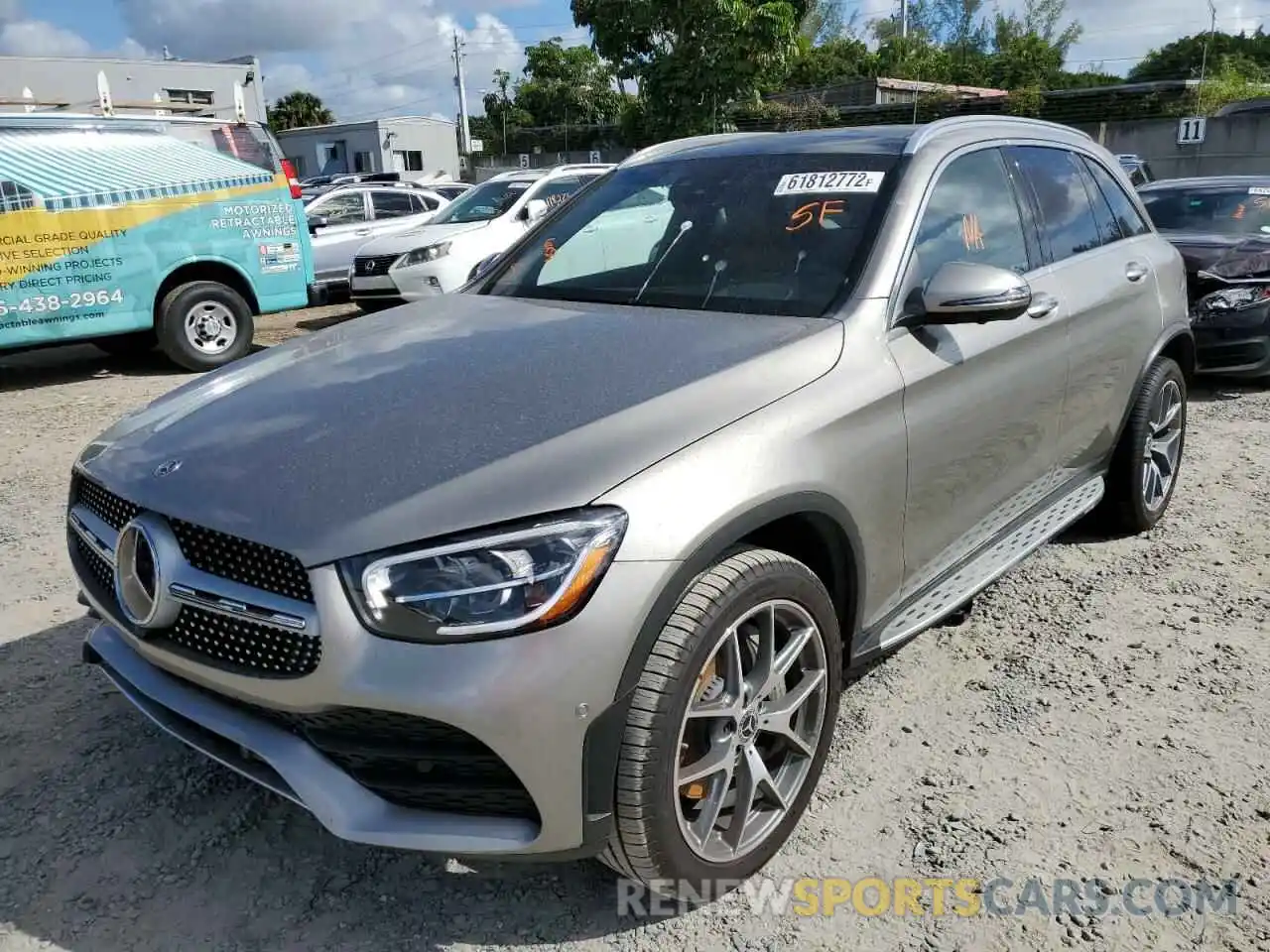 2 Photograph of a damaged car W1N0G8DB7LF849011 MERCEDES-BENZ GLC-CLASS 2020