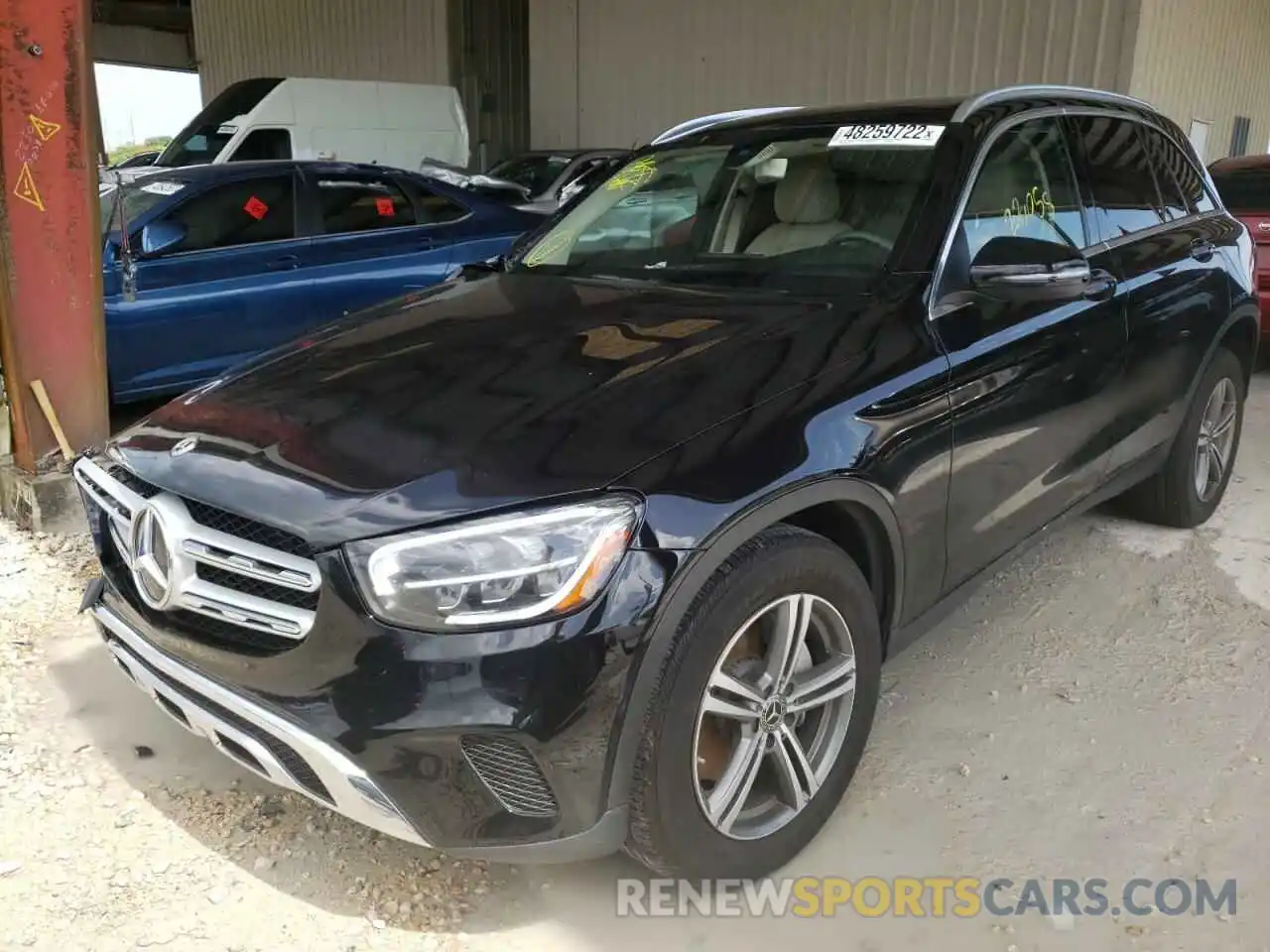 2 Photograph of a damaged car W1N0G8DB7LF858016 MERCEDES-BENZ GLC-CLASS 2020