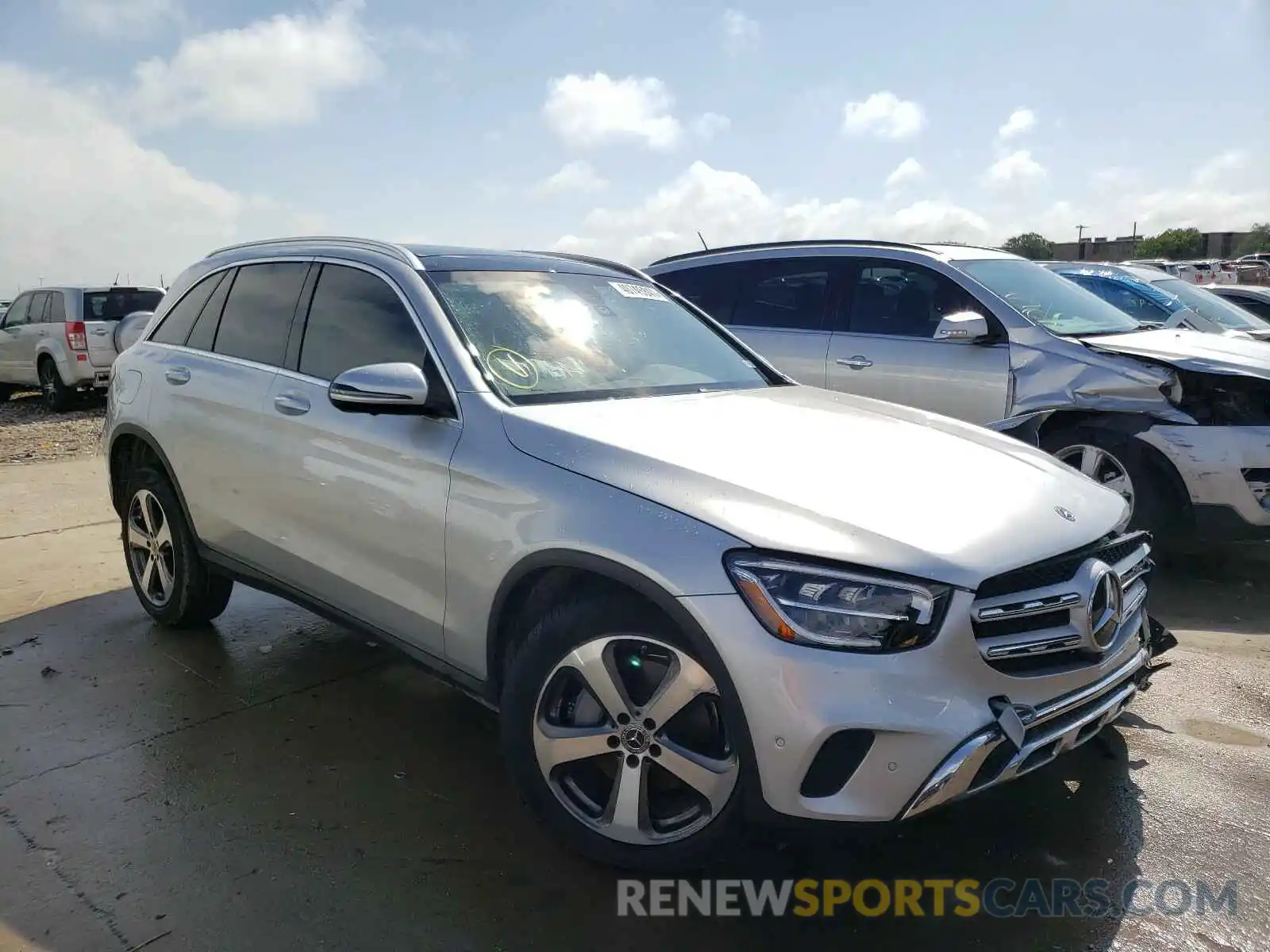 1 Photograph of a damaged car W1N0G8DB8LF823257 MERCEDES-BENZ GLC-CLASS 2020