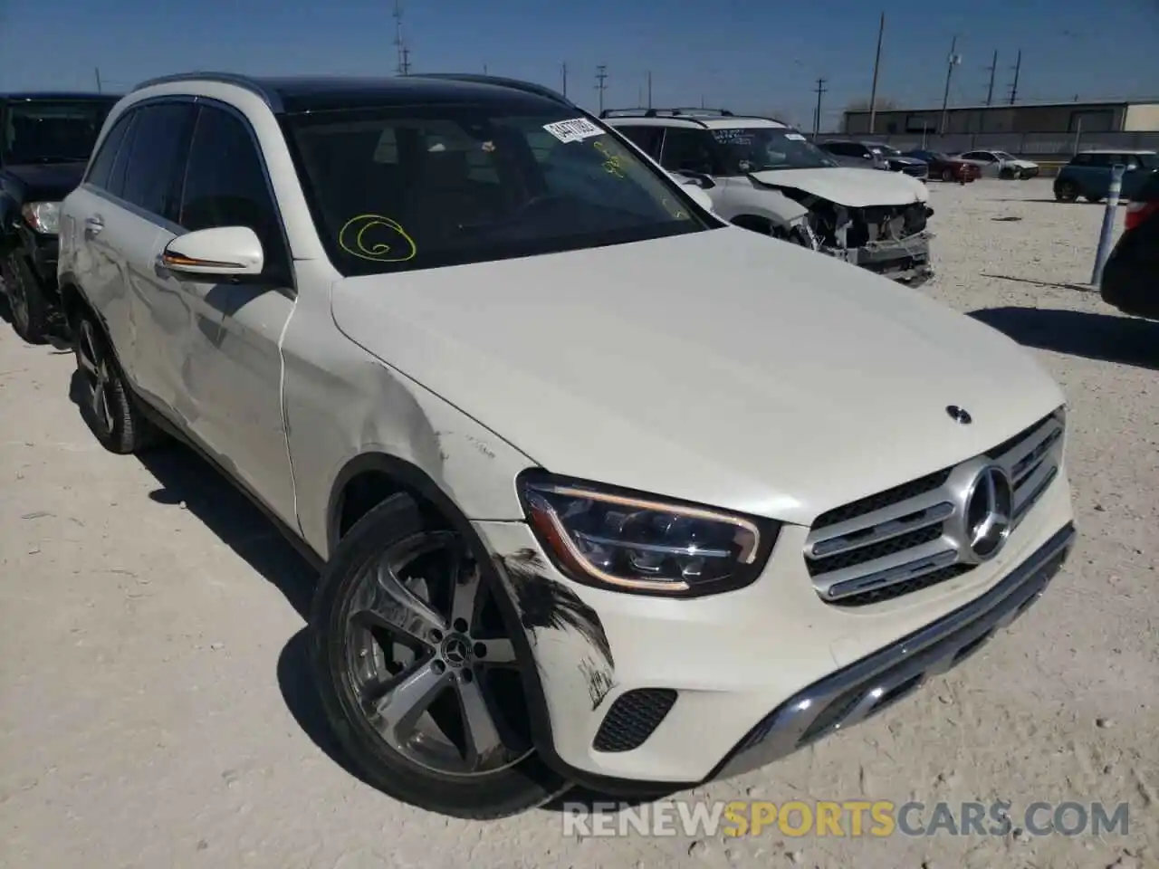 1 Photograph of a damaged car W1N0G8DB8LF834176 MERCEDES-BENZ GLC-CLASS 2020