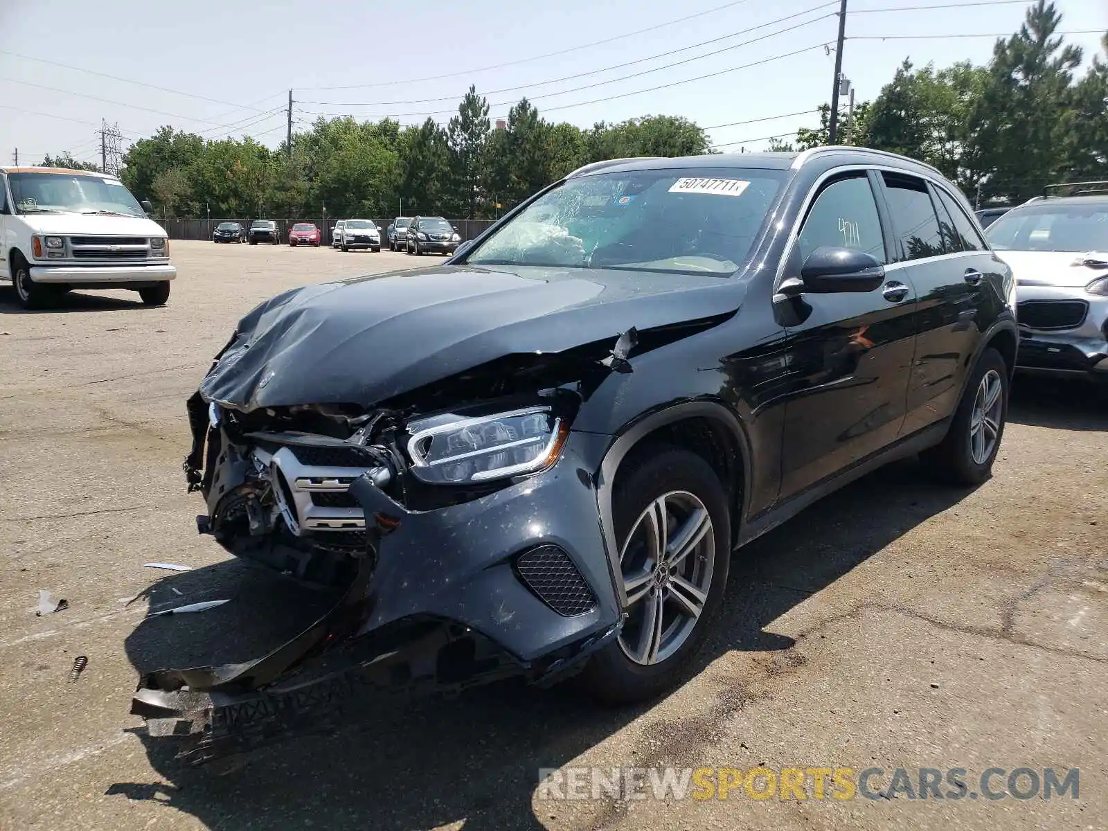 2 Photograph of a damaged car W1N0G8DBXLF774210 MERCEDES-BENZ GLC-CLASS 2020