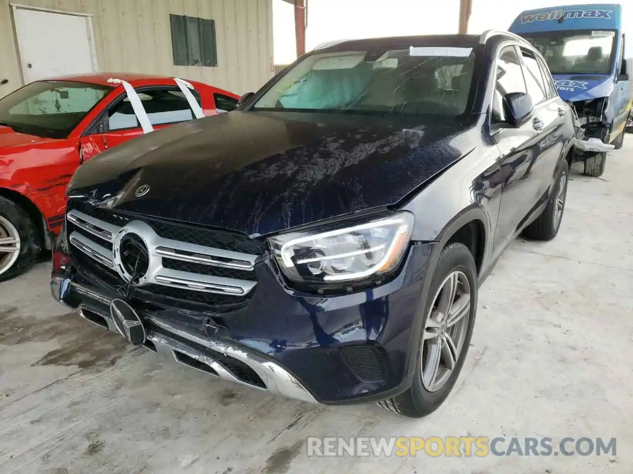 2 Photograph of a damaged car W1N0G8DBXLF862027 MERCEDES-BENZ GLC-CLASS 2020