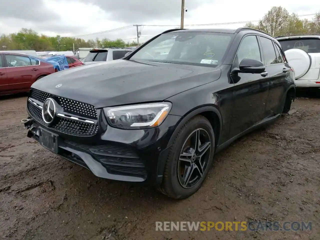 2 Photograph of a damaged car W1N0G8EB0LF770021 MERCEDES-BENZ GLC-CLASS 2020