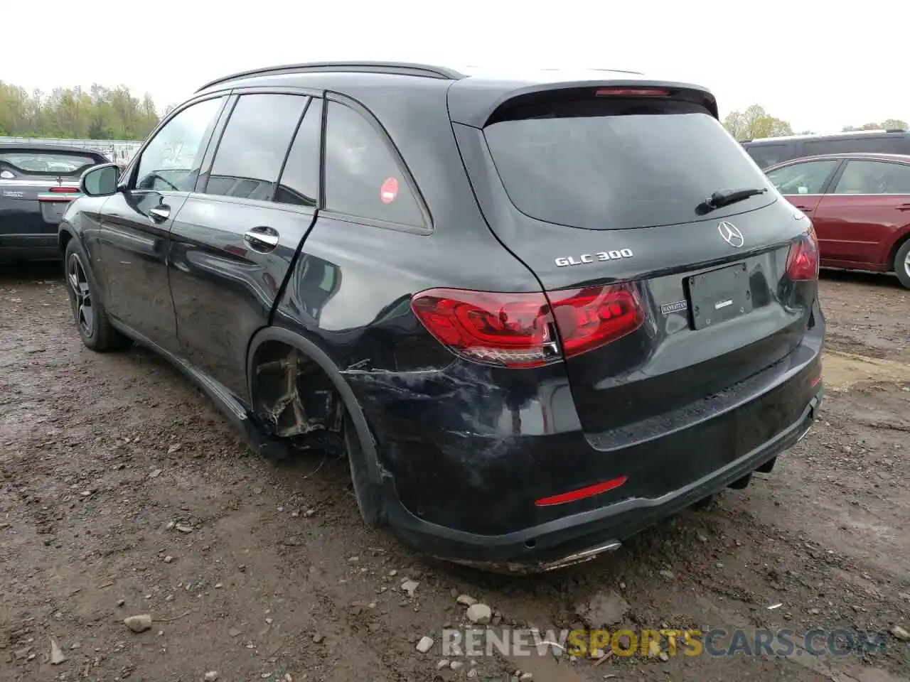 3 Photograph of a damaged car W1N0G8EB0LF770021 MERCEDES-BENZ GLC-CLASS 2020