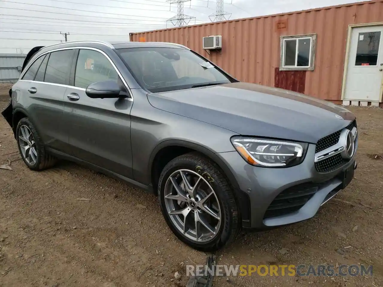 1 Photograph of a damaged car W1N0G8EB0LF772853 MERCEDES-BENZ GLC-CLASS 2020