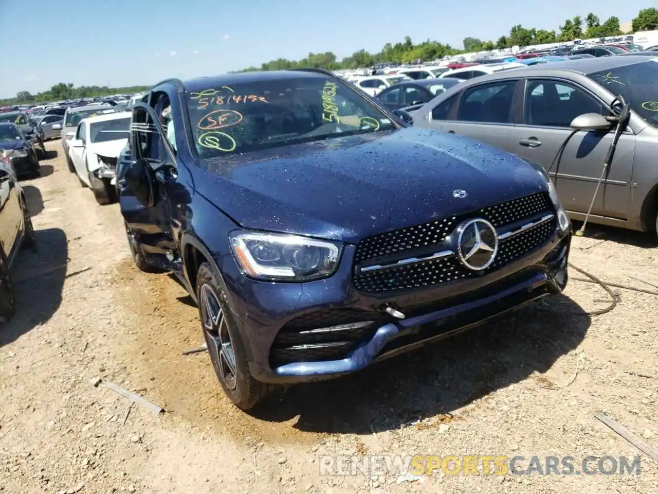 1 Photograph of a damaged car W1N0G8EB0LF788485 MERCEDES-BENZ GLC-CLASS 2020