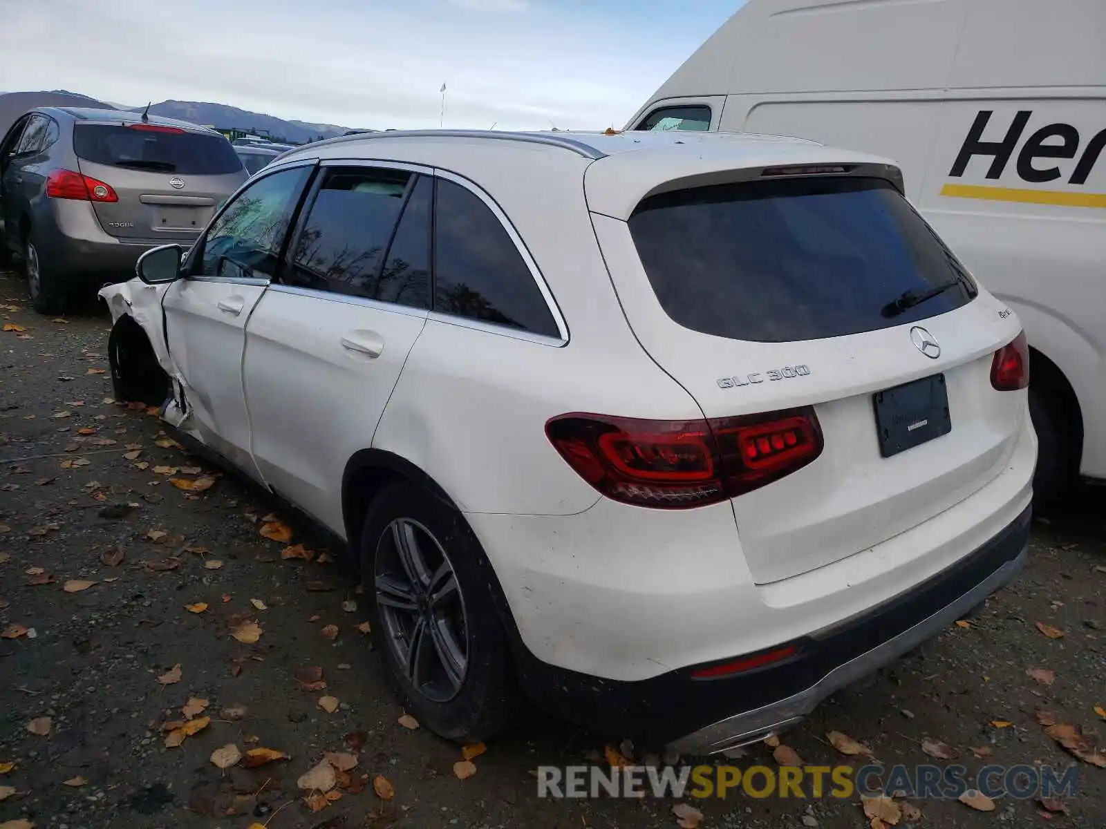 3 Photograph of a damaged car W1N0G8EB0LF811392 MERCEDES-BENZ GLC-CLASS 2020