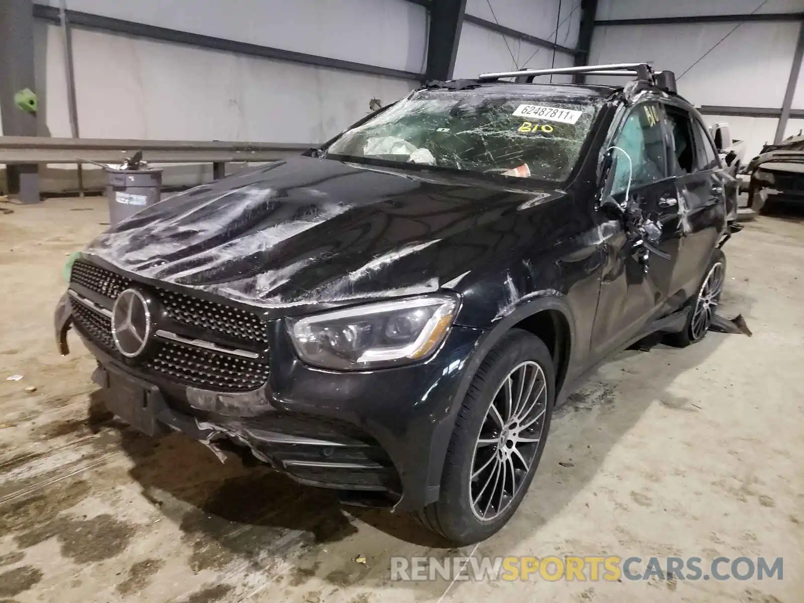 2 Photograph of a damaged car W1N0G8EB0LF825969 MERCEDES-BENZ GLC-CLASS 2020