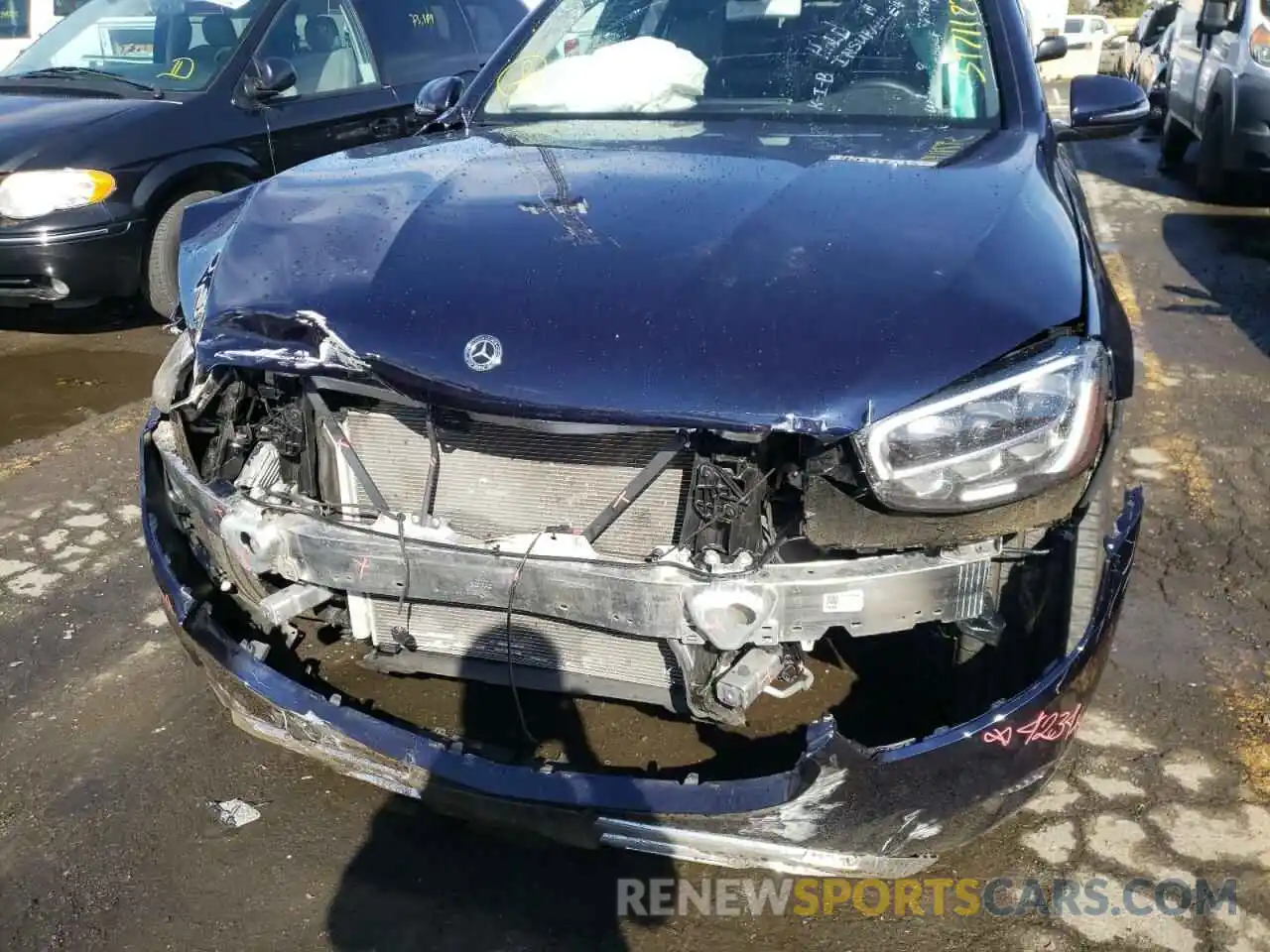 9 Photograph of a damaged car W1N0G8EB0LF829522 MERCEDES-BENZ GLC-CLASS 2020