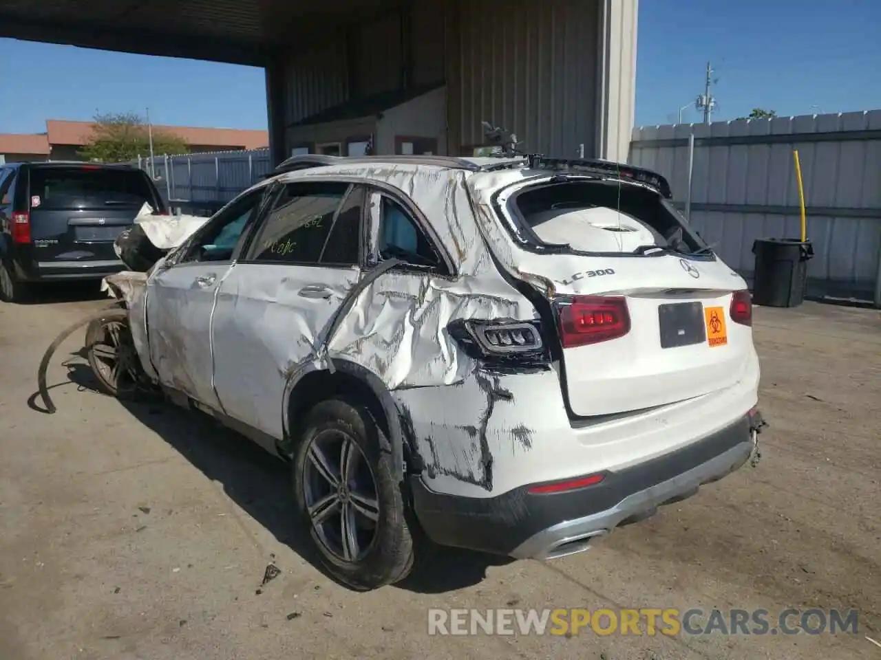 3 Photograph of a damaged car W1N0G8EB1LF761828 MERCEDES-BENZ GLC-CLASS 2020