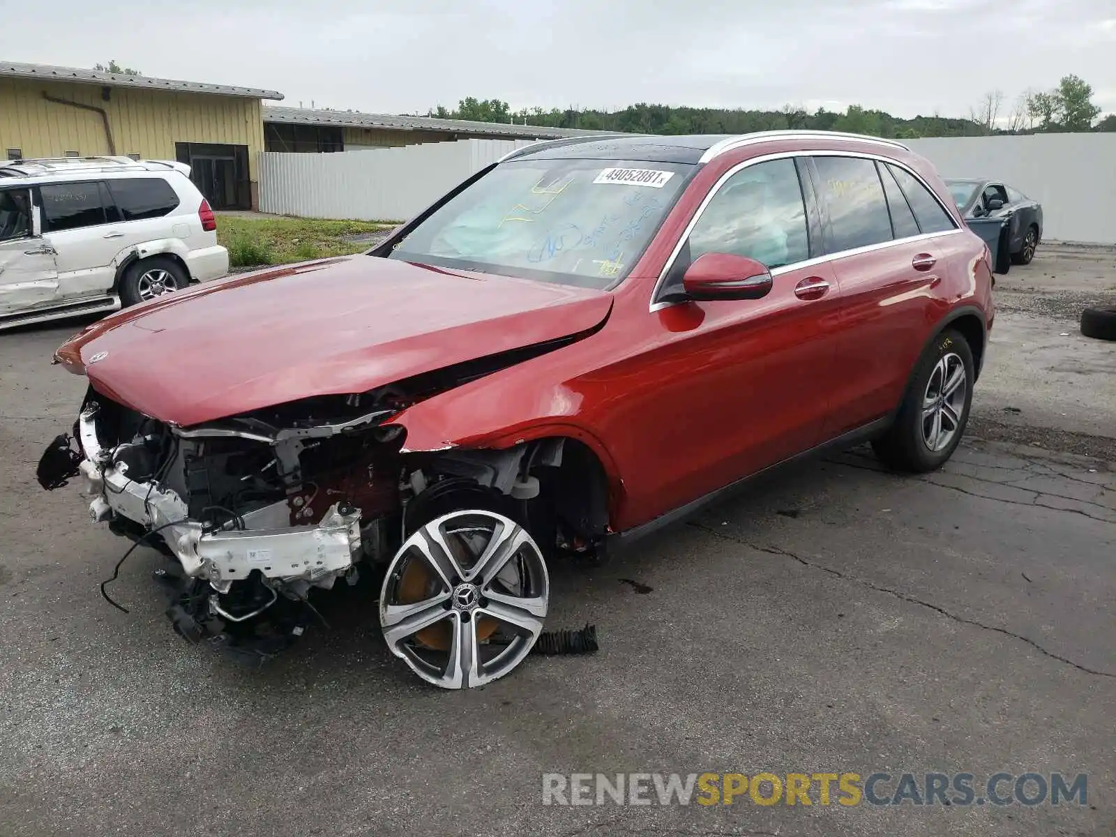 2 Photograph of a damaged car W1N0G8EB1LF770058 MERCEDES-BENZ GLC-CLASS 2020