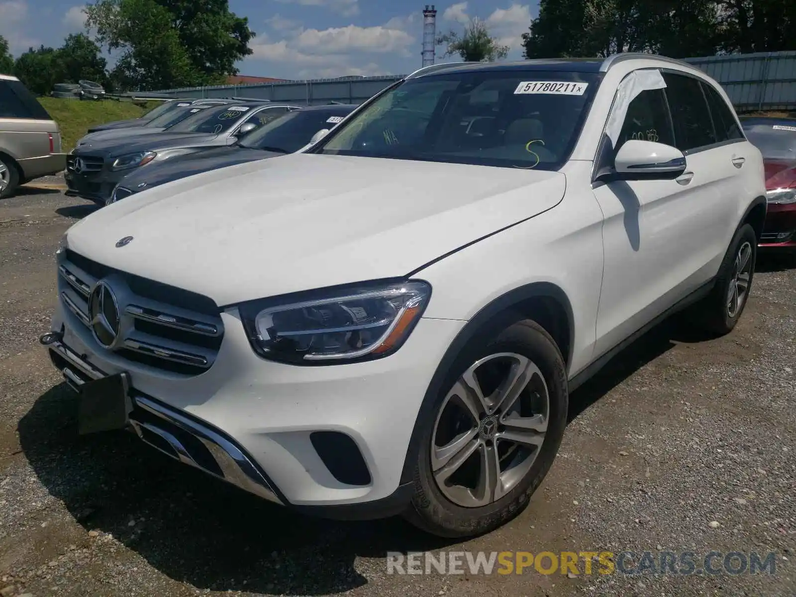 2 Photograph of a damaged car W1N0G8EB1LF815869 MERCEDES-BENZ GLC-CLASS 2020