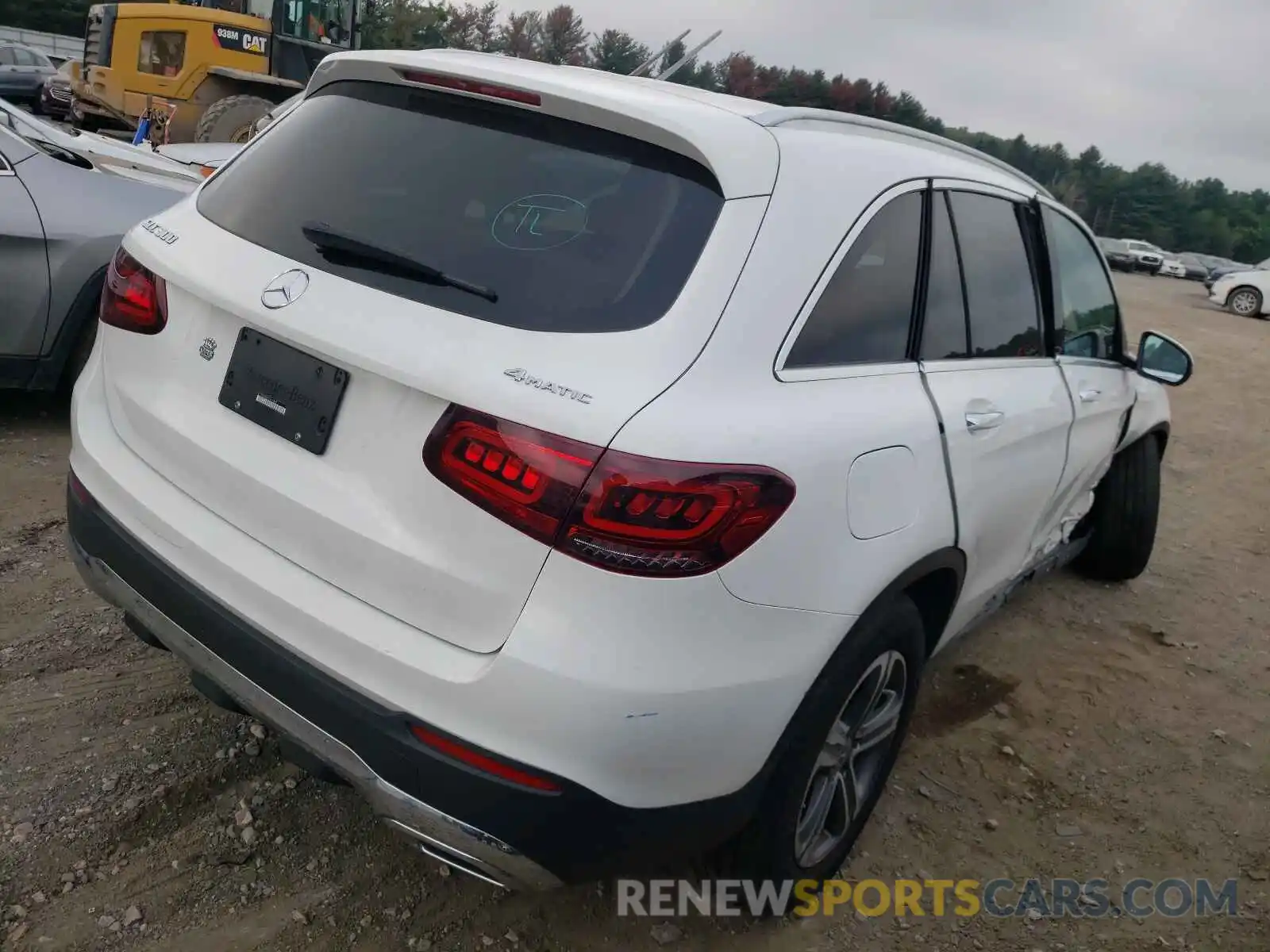 4 Photograph of a damaged car W1N0G8EB1LF815869 MERCEDES-BENZ GLC-CLASS 2020