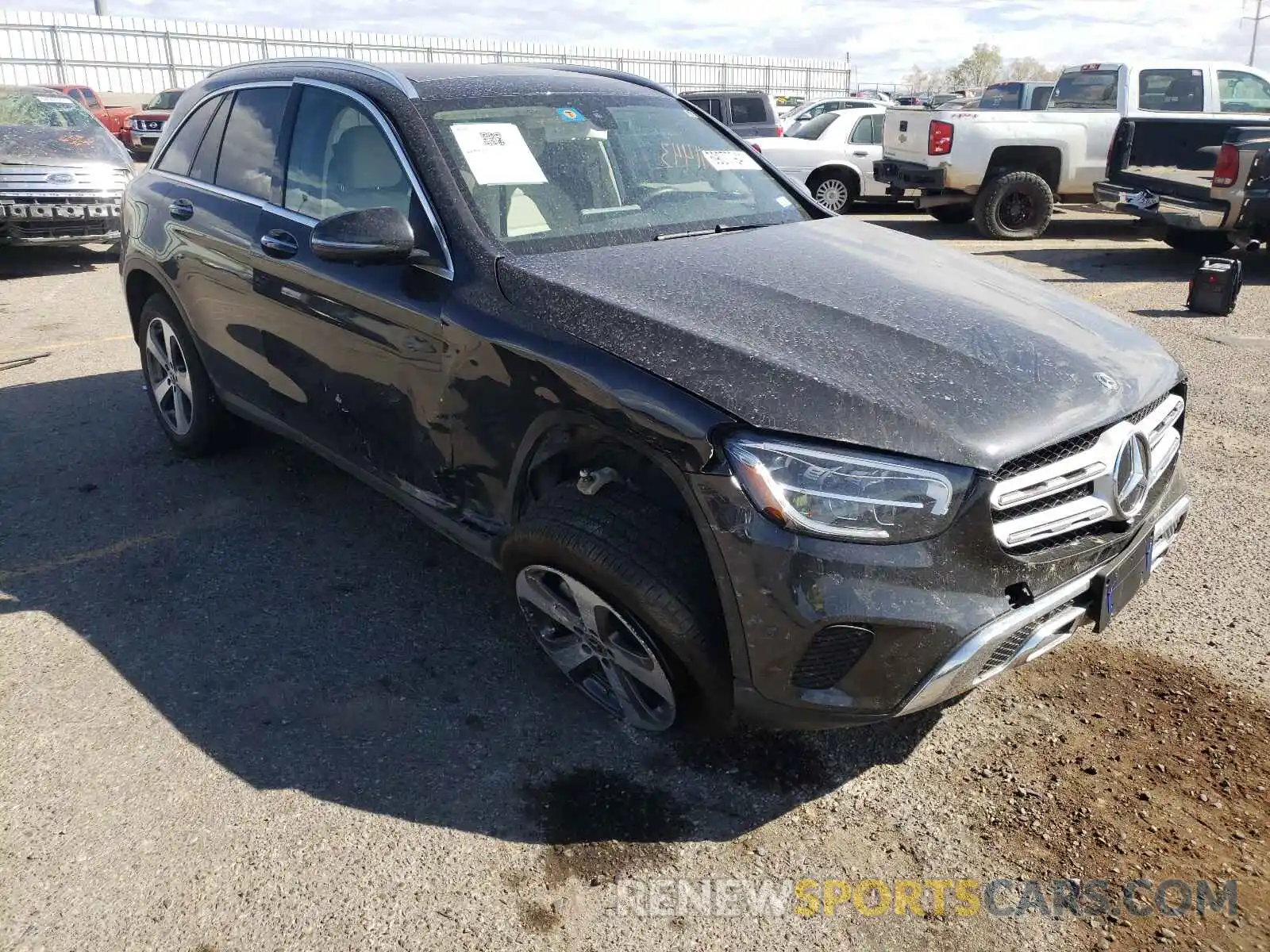 1 Photograph of a damaged car W1N0G8EB1LF835006 MERCEDES-BENZ GLC-CLASS 2020