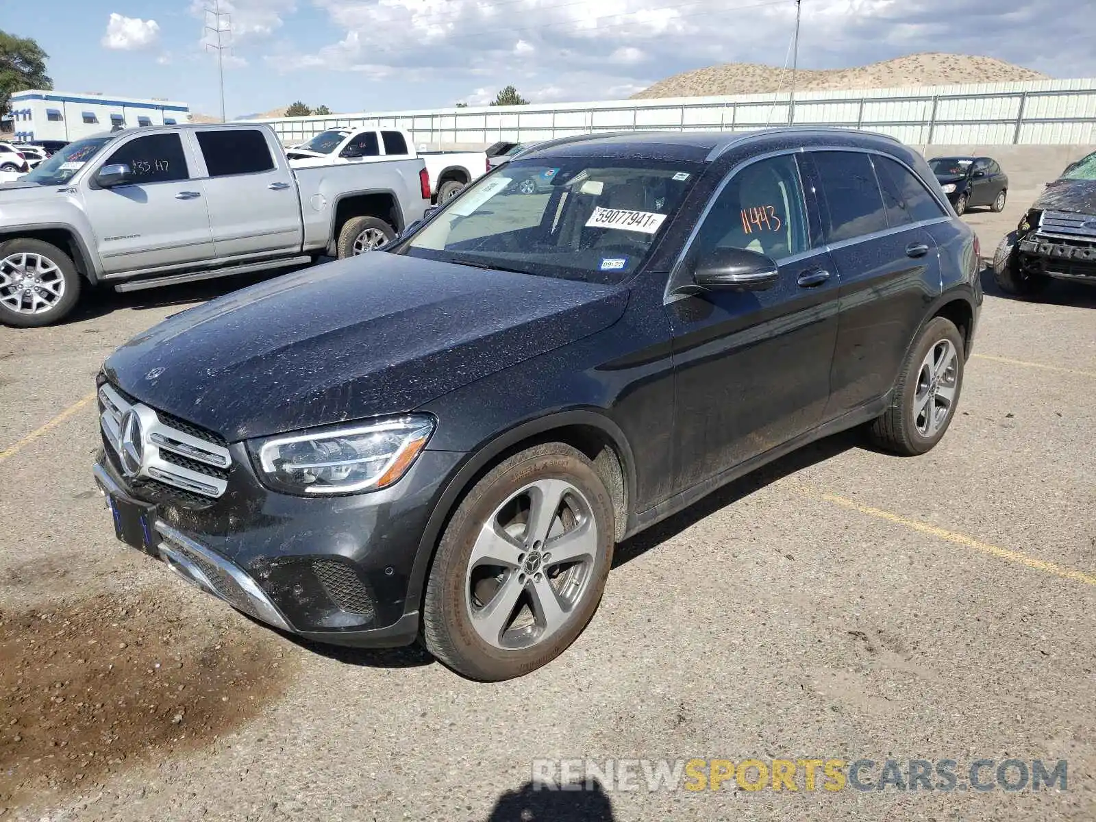 2 Photograph of a damaged car W1N0G8EB1LF835006 MERCEDES-BENZ GLC-CLASS 2020