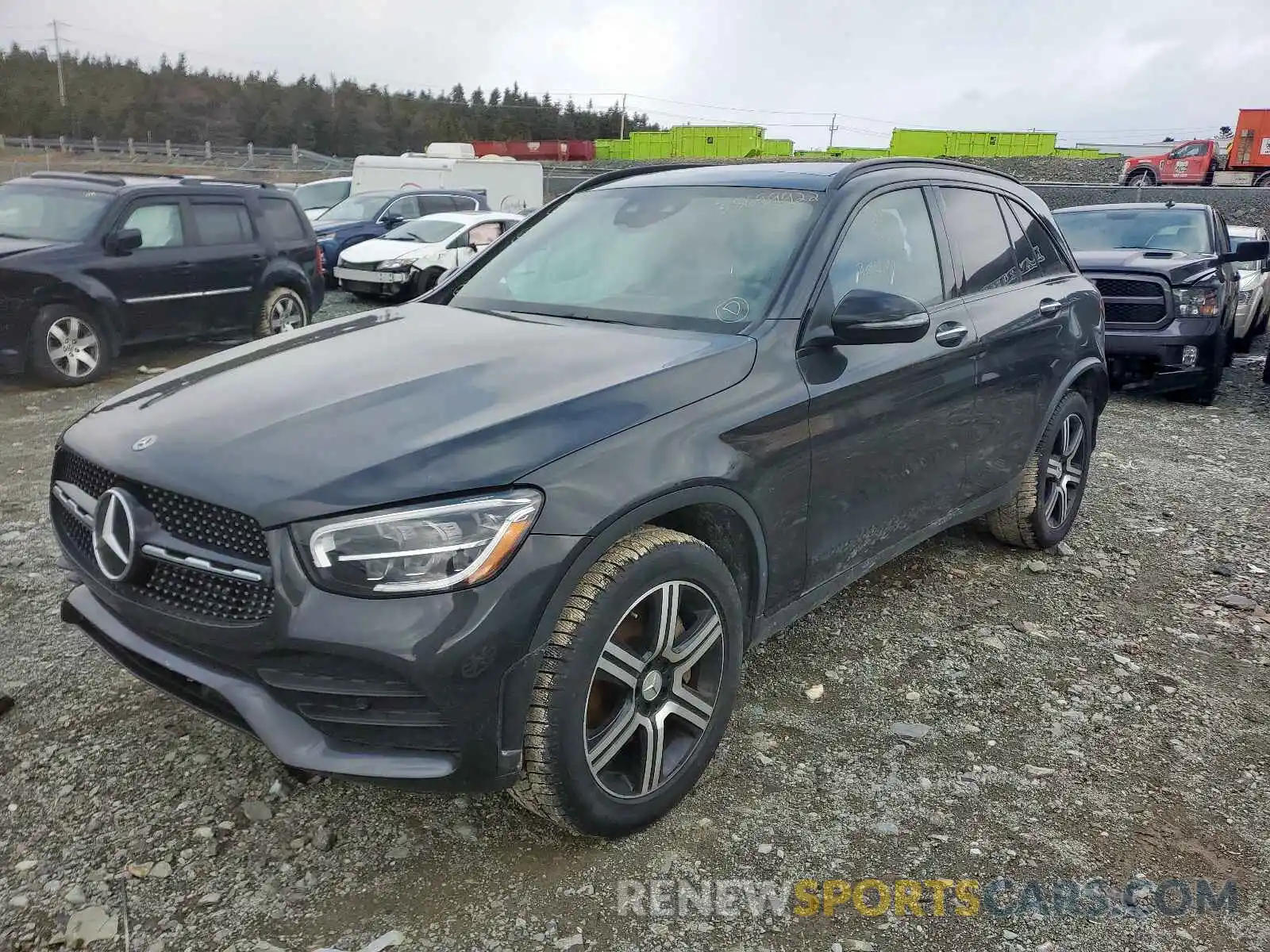 2 Photograph of a damaged car W1N0G8EB1LV253834 MERCEDES-BENZ GLC-CLASS 2020