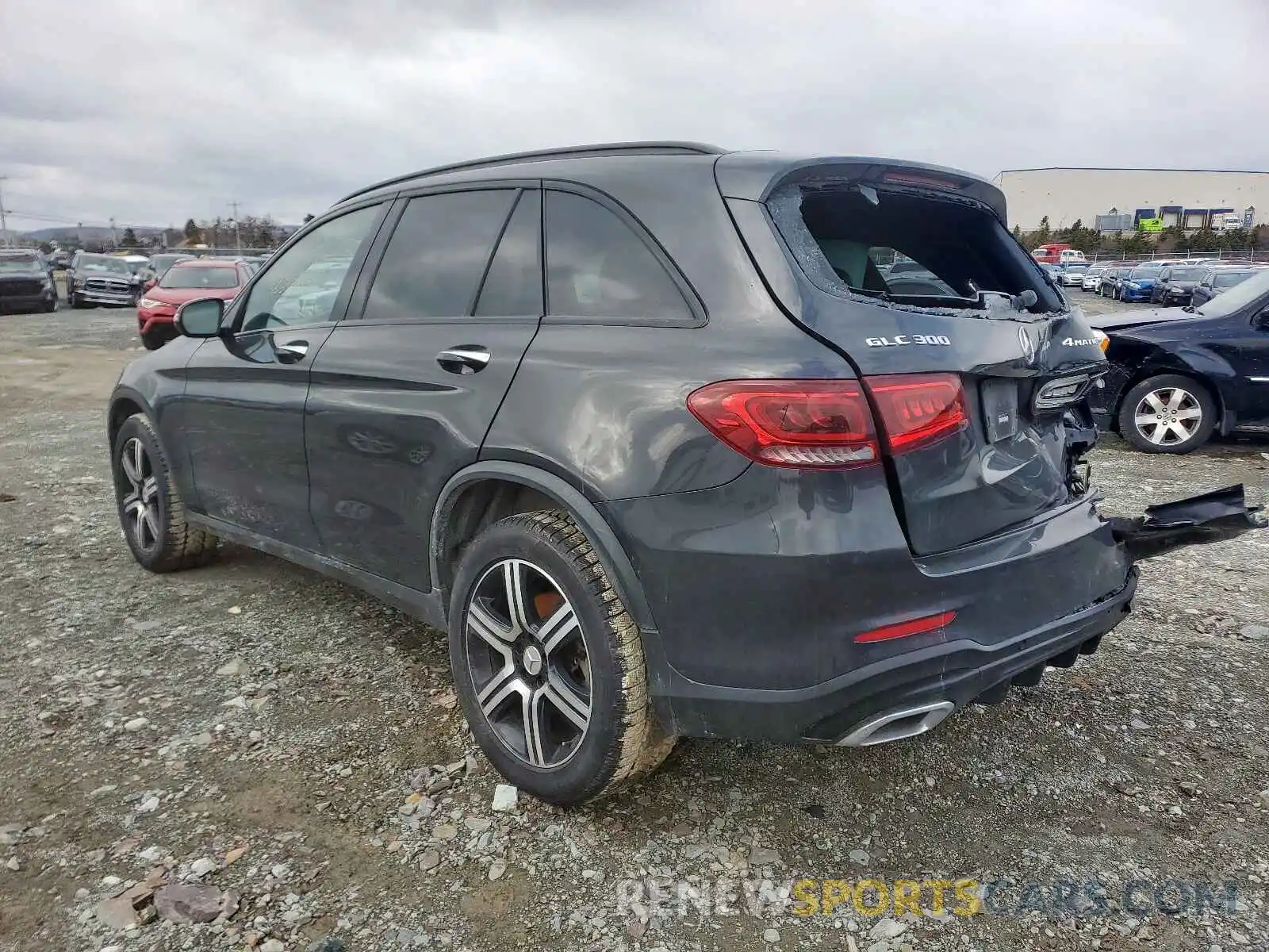 3 Photograph of a damaged car W1N0G8EB1LV253834 MERCEDES-BENZ GLC-CLASS 2020