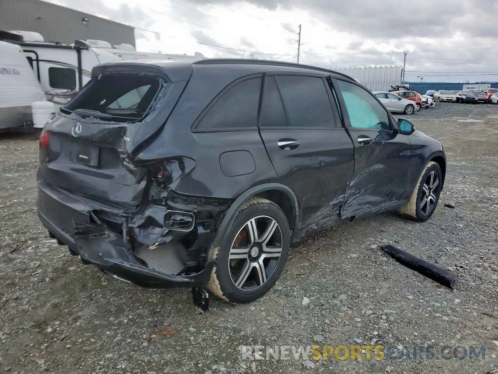 4 Photograph of a damaged car W1N0G8EB1LV253834 MERCEDES-BENZ GLC-CLASS 2020